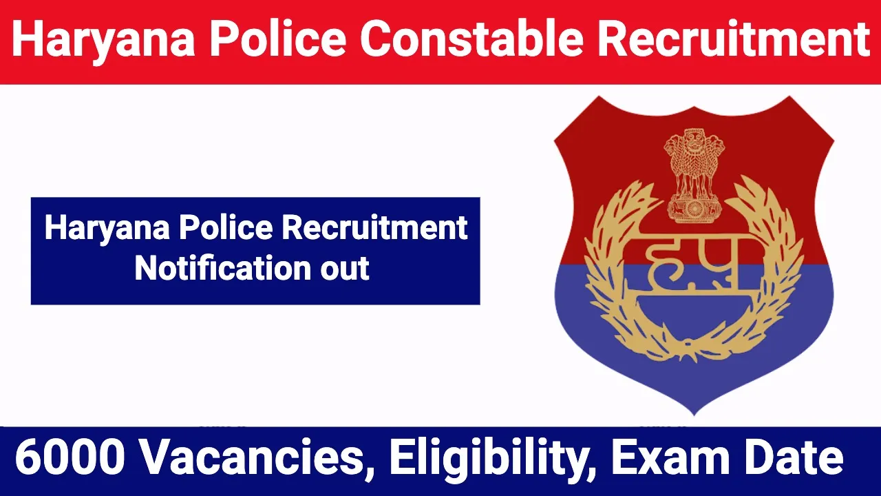 Haryana police constable recruitment 2024