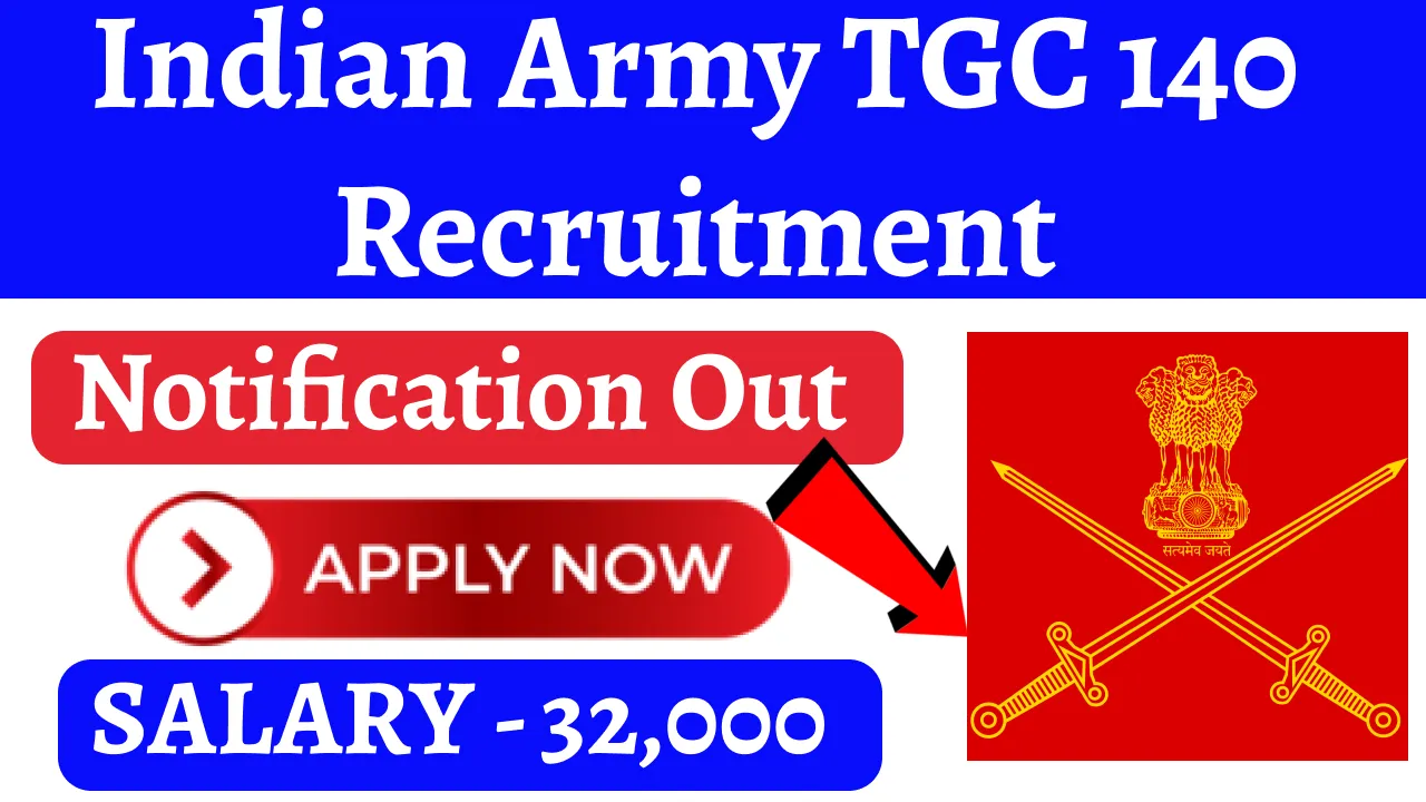 Indian Army TGC 140 Recruitment 2024