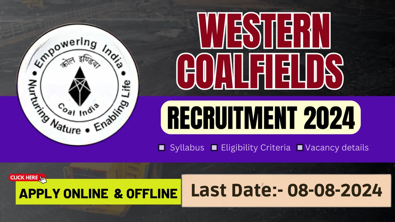 Western Coalfields Recruitment 2024