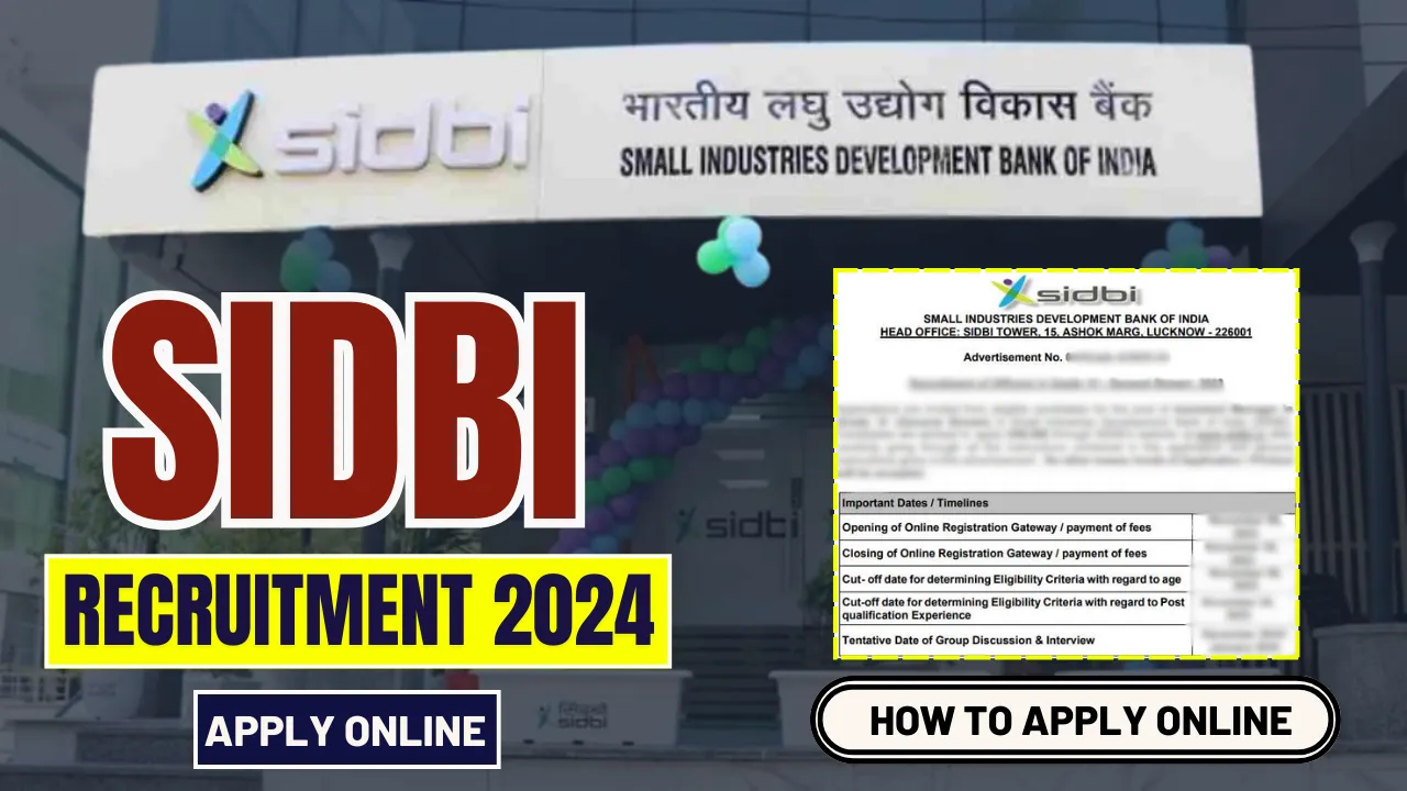 SIDBI Recruitment 2024